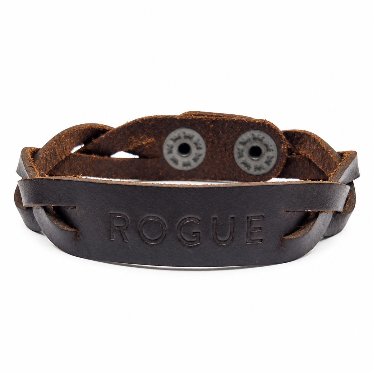 Rogue Braided Leather Bracelet for Men