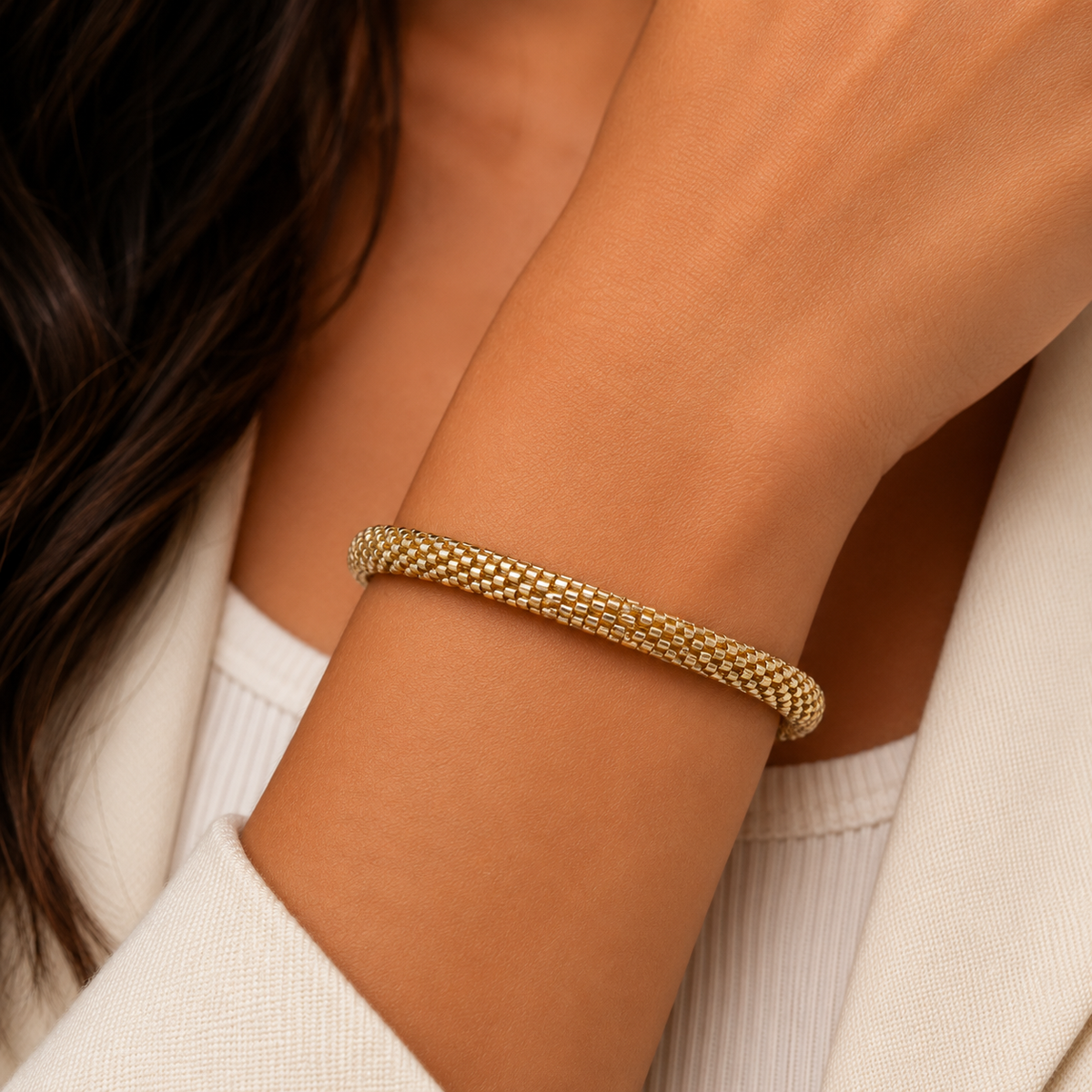 Roll On Beaded Bracelet for Women