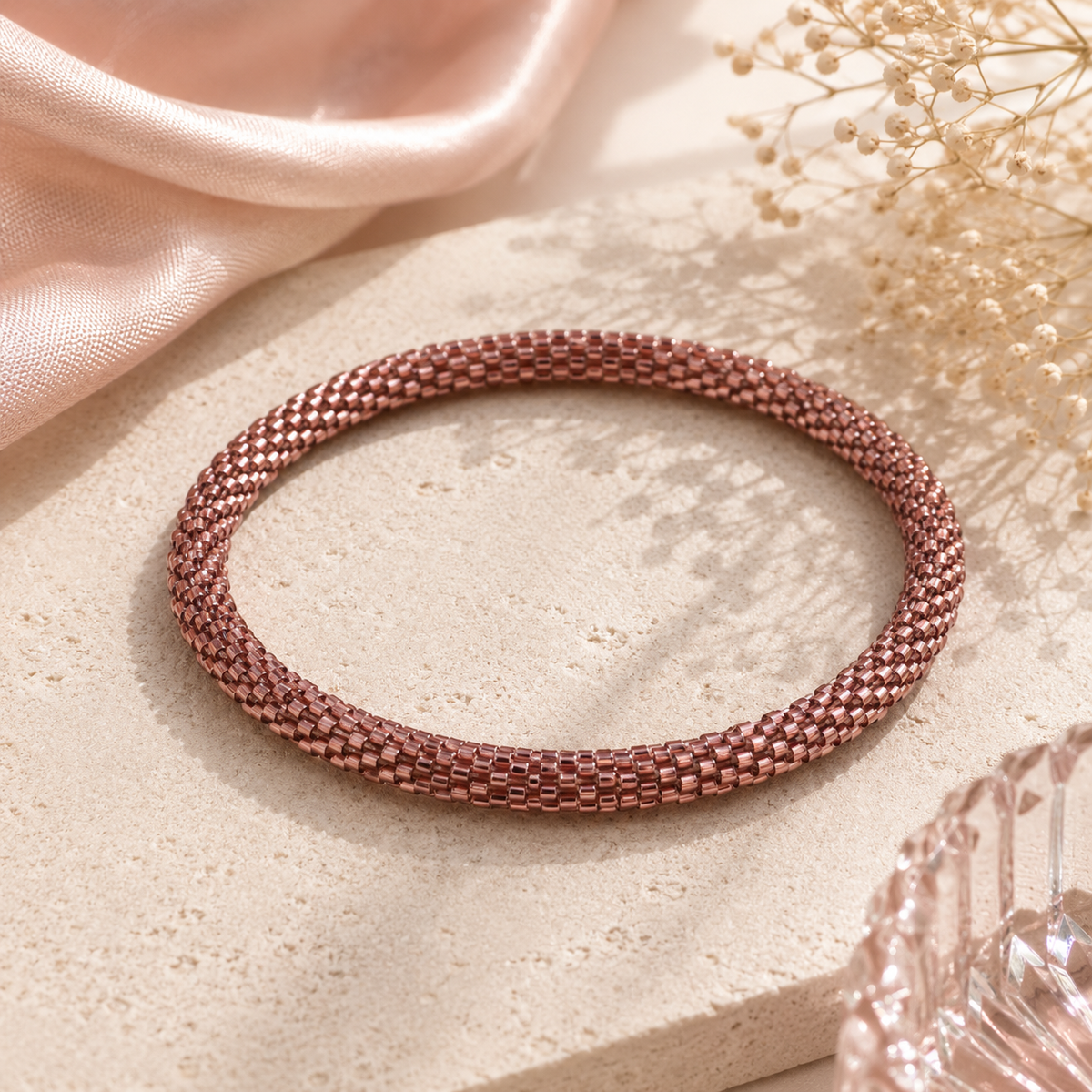 Roll On Beaded Bracelet for Women