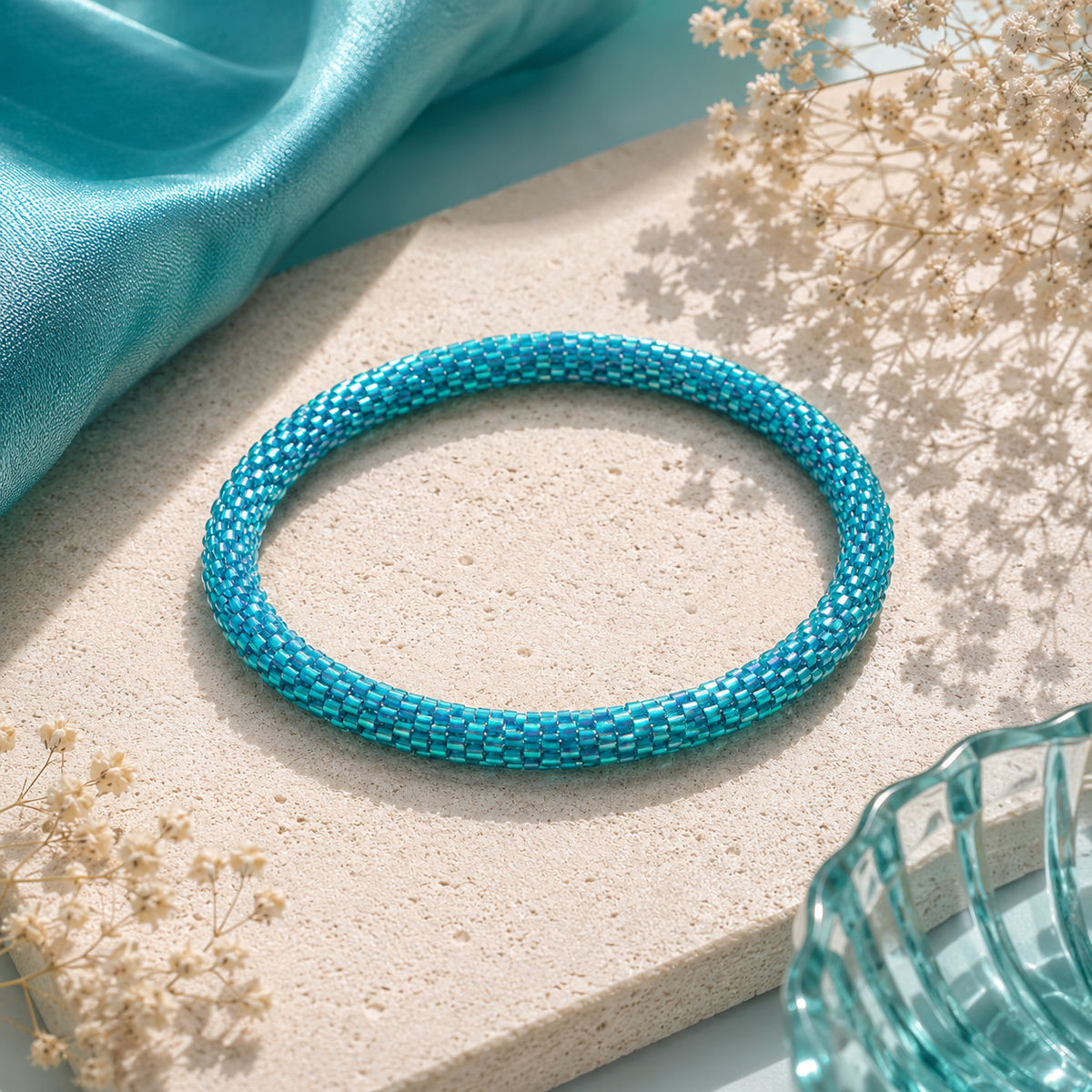 Roll On Beaded Bracelet for Women