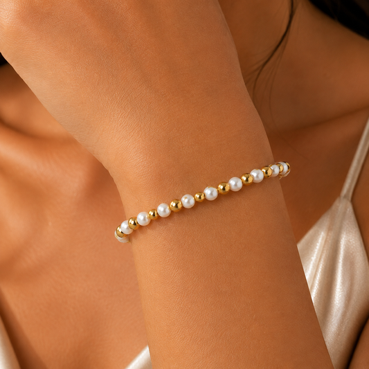 Round Pearl Bracelet