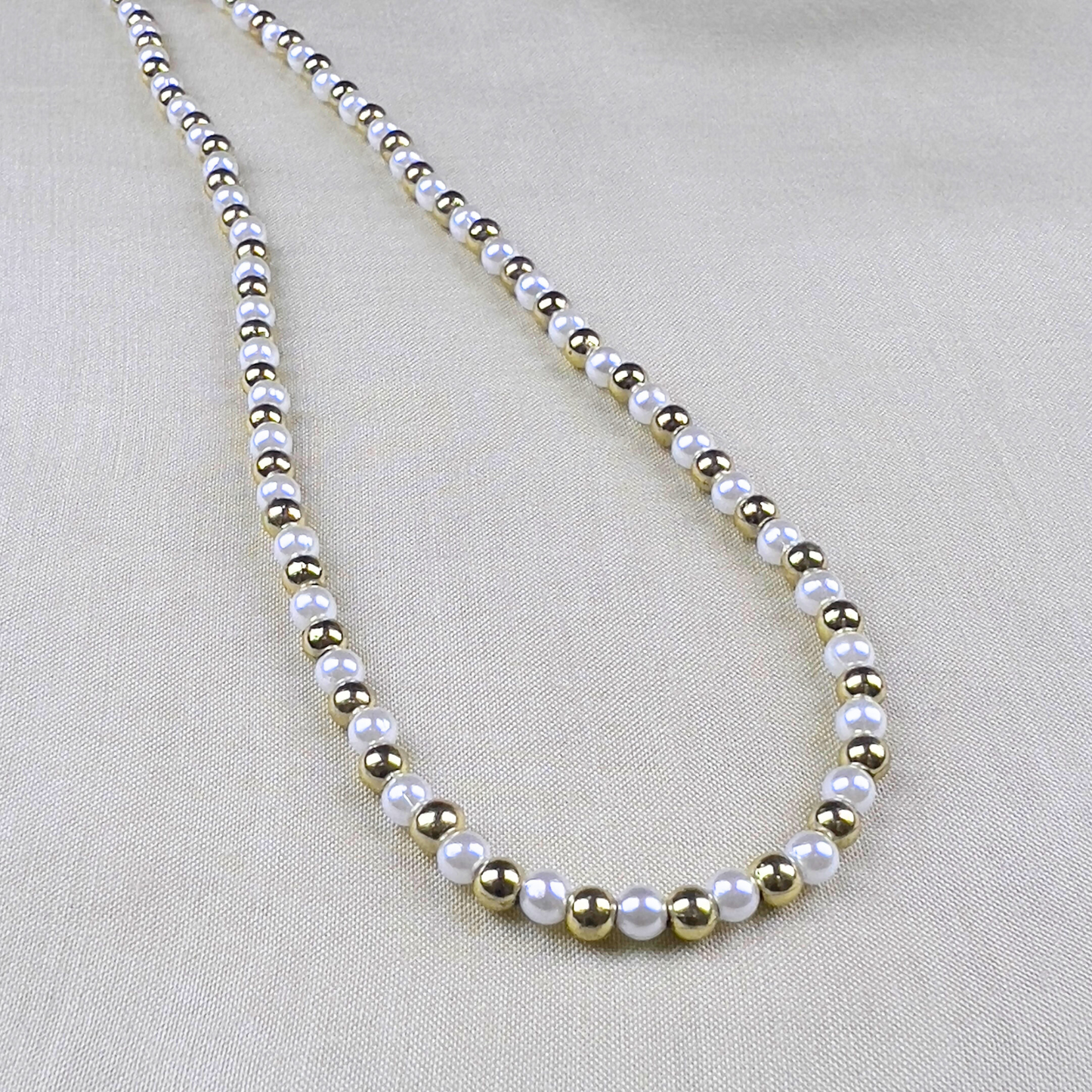 Round Pearl Necklace