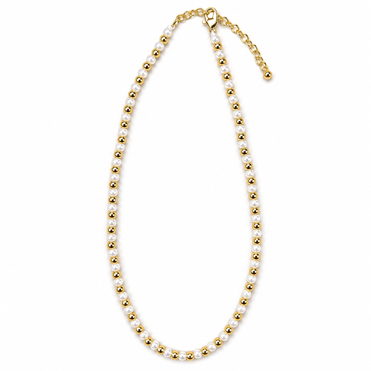 Round Pearl Necklace
