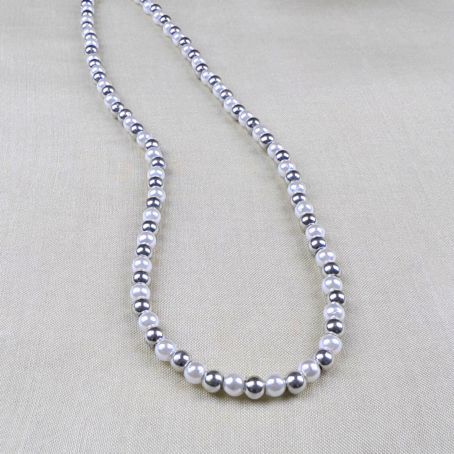 Round Pearl Necklace
