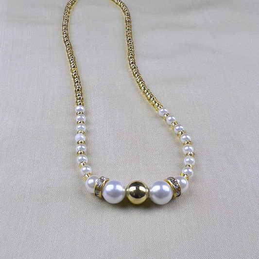 Samui Round Pearl Necklace