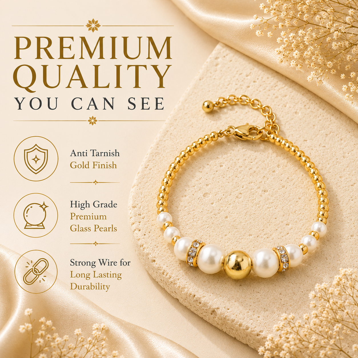 Samui Round Pearl Bracelet
