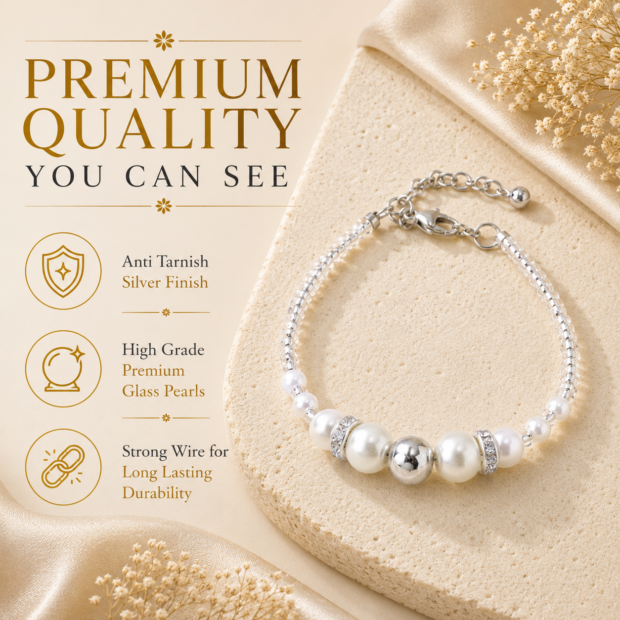 Samui Round Pearl Bracelet