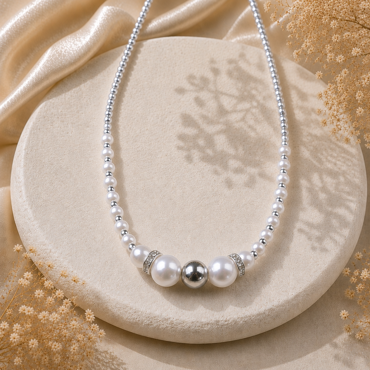 Samui Round Pearl Necklace