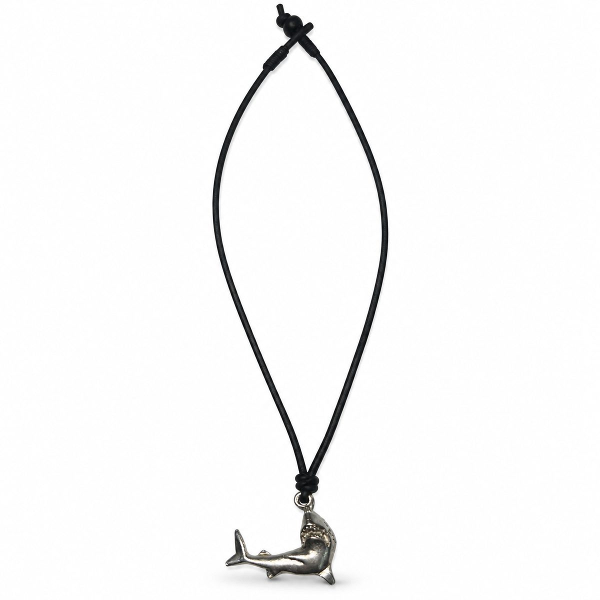 Shark Leather Necklace for Men