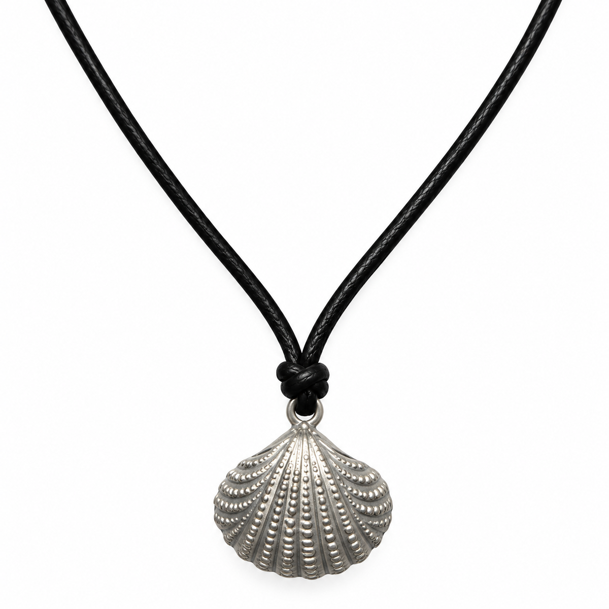 Shell Pendant Leather Necklace for Women
