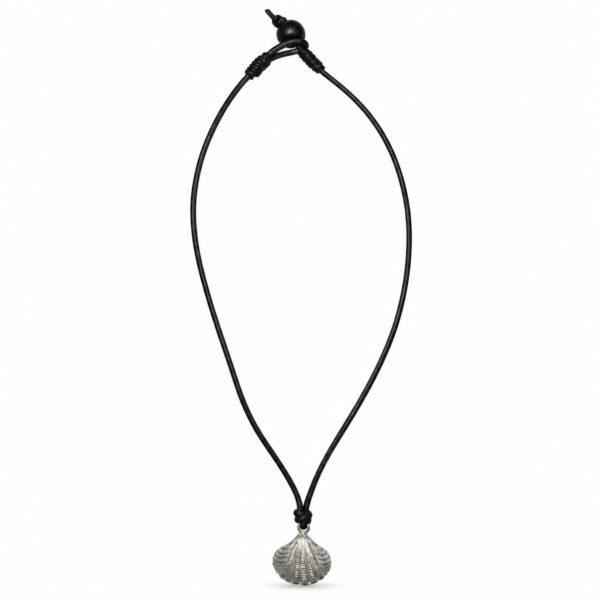 Shell Pendant Leather Necklace for Women