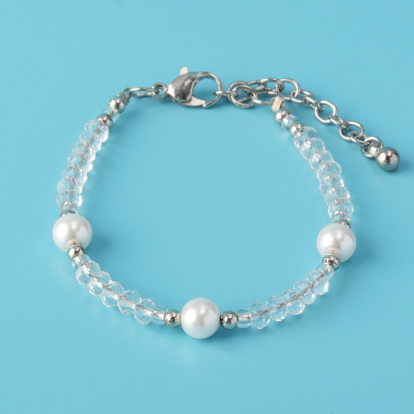 Stylish Pearl & Seed Bead Bracelet