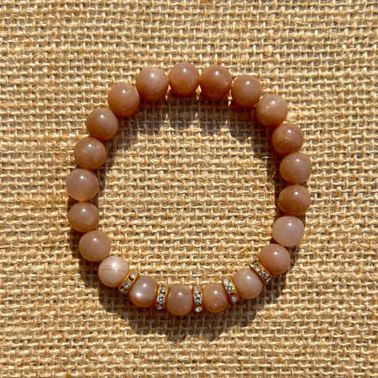 Sunstone Natural Stone Bracelet