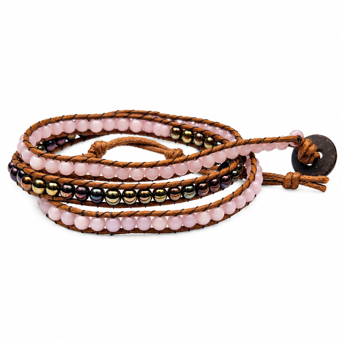 Triple Wrap Beaded Bracelet for Women