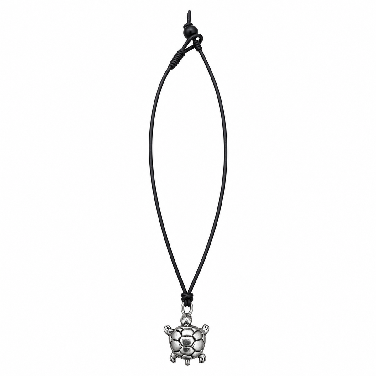 Turtle Leather Necklace for Men