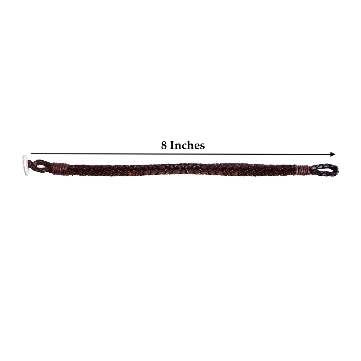 Zaragoza Men’s Braided Leather Bracelet