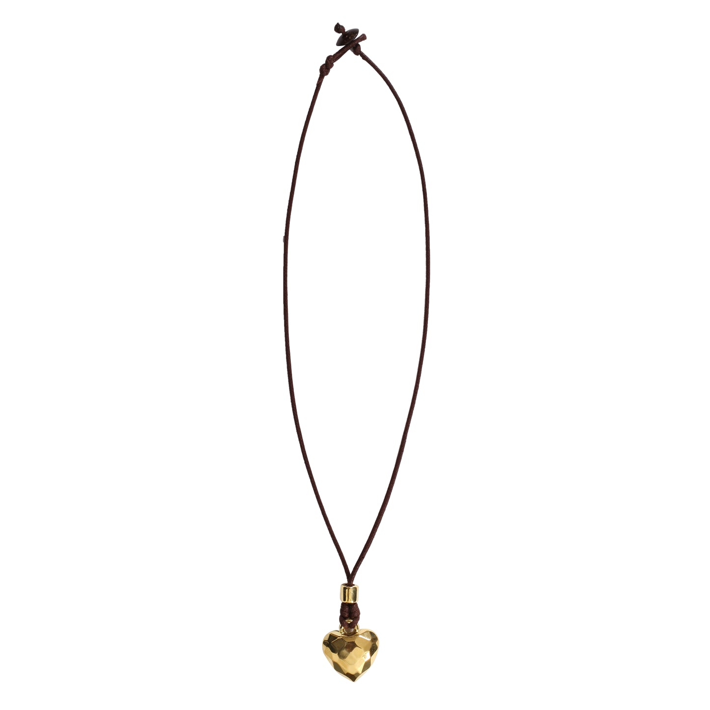Choker Necklace with Diamond Heart Pendant