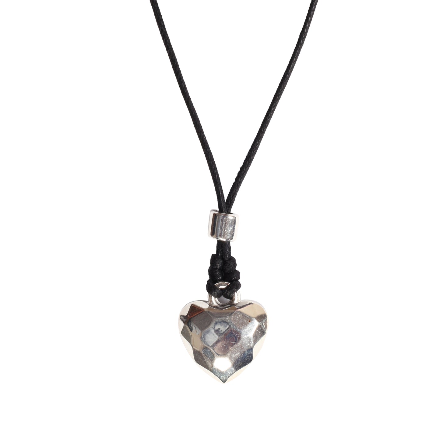 Choker Necklace with Diamond Heart Pendant