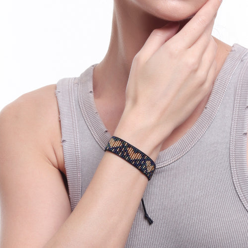 Infinity Hearts Beaded Bracelet